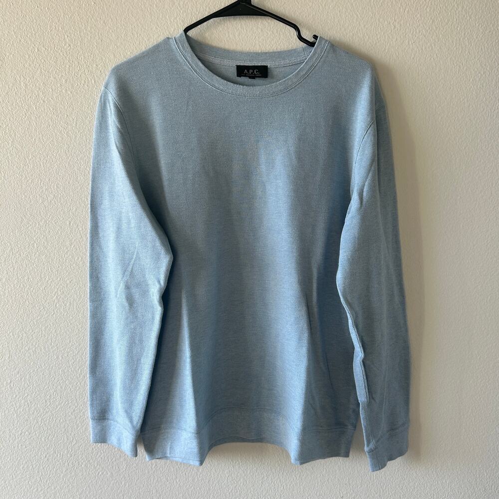 A.P.C. Men's Blue Sweater